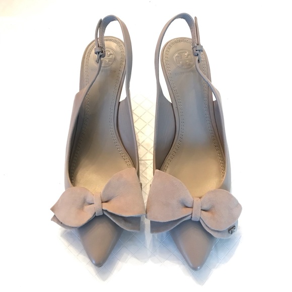 Tory Burch Shoes - TORY BURCH | Rosalind Slingback Pump Dust Storm